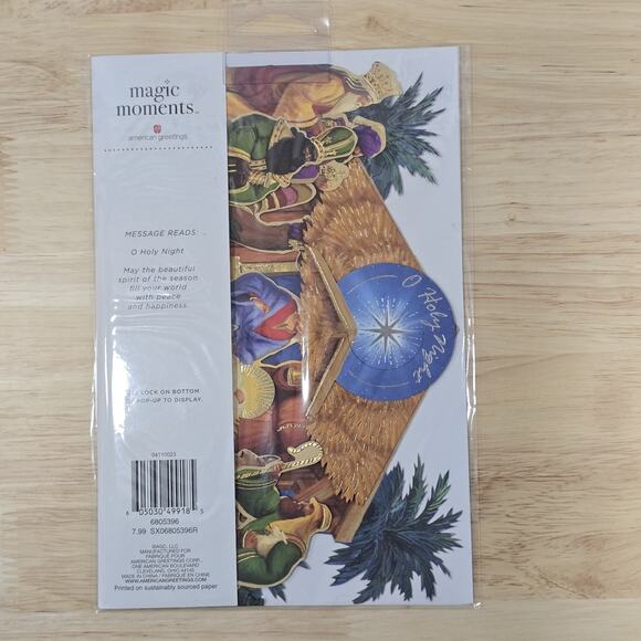 american greetings Magic Moments Nativity Display Pop-Up Christmas Card - Picture 2 of 3